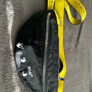 Pre Owned Off-White Belt Bag With Adjustable Strap